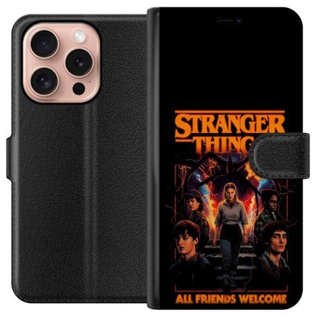 Kompatibelt Plånboksfodral till Apple Apple iPhone 16 Pro Stranger Things Netflix serie sci fi mysterium