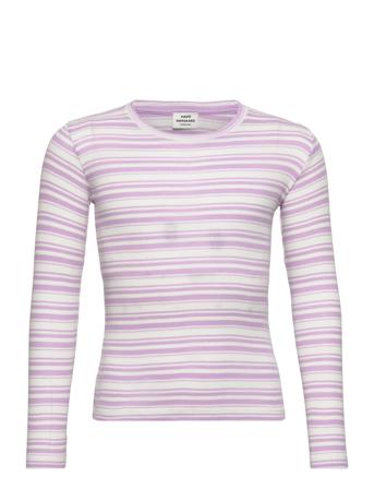 2X2 Cotton Stripe Talino Top T-shirts Long-sleeved T-shirts Multi/mönstrad Mads Nørgaard