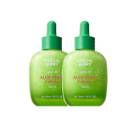 1-5x EQQUALBERRY Aloe PDRN Beroligende Serum med Naturlige Planteekstrakter til Daglig Pleje af Sensitiv Hud