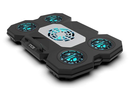 INCA Notebook Kühler INC-614GMS Gaming, 9-17", 5 Lüfter
