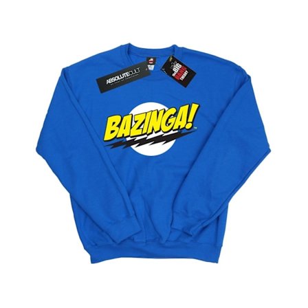 The Big Bang Theory Girls Sheldon Bazinga Sweatshirt 9-11 år