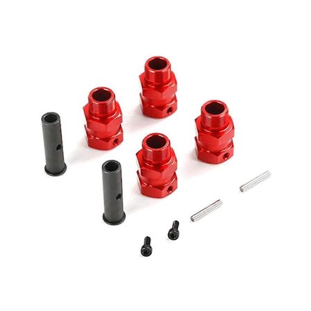 Forreste Bageste Hex Nav Aksel Sæt Passer Til 1/5 Baha Rovan Km Baja 5b 5t 5sc Rc Bil Legetøj Dele, titanium