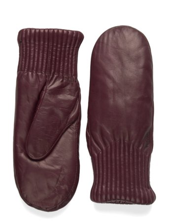 Hestra Valeria Mitt Bordeaux - Red - 7