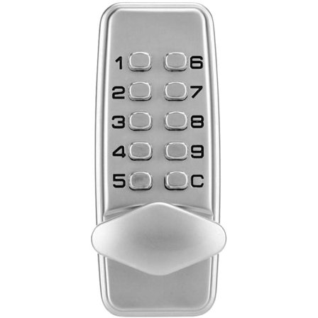 Digital mekanisk dørlås med passord, 2-4 sifre mini mekanisk kodelås passord sikkerhetskodet lås nøkkelfri dør låseknapp for hjemmesikkerhet