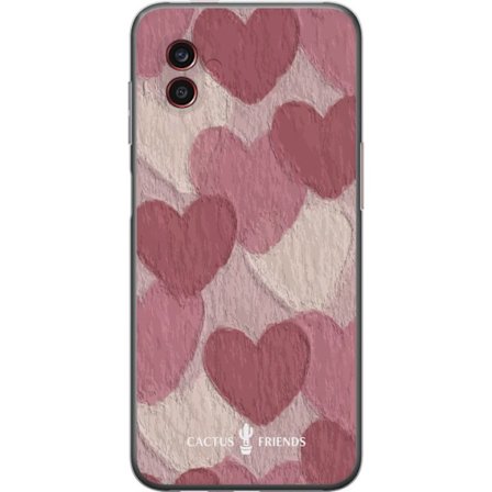 Yhteensopiva Puhelinkuori Samsung Samsung Galaxy Xcover6 Pro Cactus and Friends - Blush Paper Hearts
