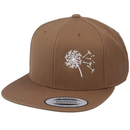 Iconic - Dandelion In The Wind Brown Snapback Snapback Brown Cap - @ Hatstore