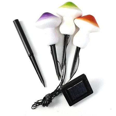 Vanntett LED sopplampe solcelle plenlampe passer for hage, landskap, gårdsplass