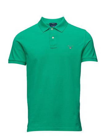 Original Pique Ss Rugger Polos Short-sleeved Grønn GANT