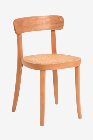 Kave Home - Spisestol - romane 2-pakning - Brun - Stoler - Fra Homeroom