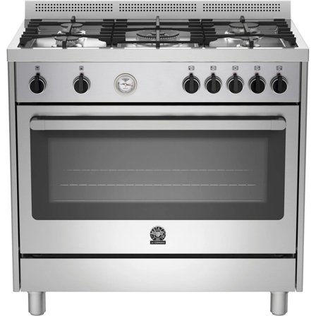 La germania Prima Gasspis med multifunktionsugn 90 cm, RIS95C61BX | Vitvaror > Spisar | Bagaren och Kocken