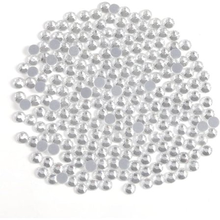 6000 st Klara Hotfix Strass-stenar, SS10, 2,7-2,9 mm för Hantverk & Kläder Kristall