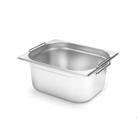 Bac GN 1/2 Budget Linje med handtag - Hendi - l265- L1- P325- h200- Inox