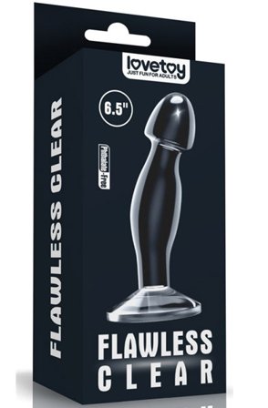 Kjøp Lovetoy Flawless Clear Prostate Plug 16,5cm - Analplugg | God pris