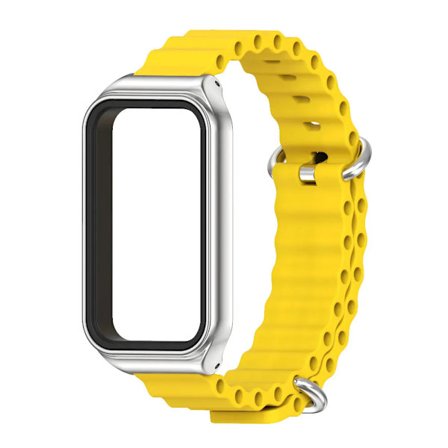 Silikonarmband kompatibelt med Amazfit Band 7 Armband Mjukt Klockarmband Ersättningsarmband kompatibelt med Amazfit 7 Band Vattentätt Klockarmband