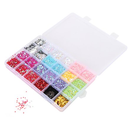 Paljetter Femuddig Stjärna Kärleksformad Hex Bröllopsdekoration DIY Smyckesmaterial Hantverksverktyg