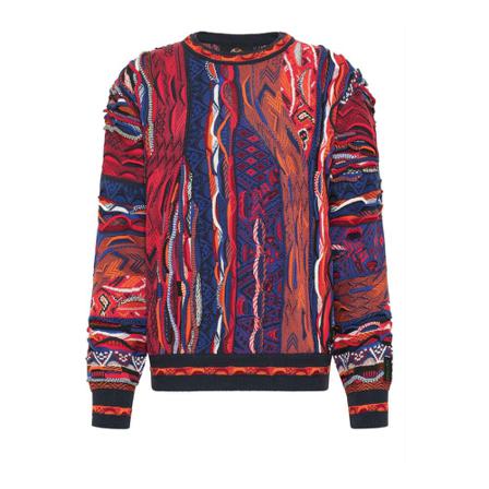 Carlo Colucci, Knitwear Rood, Heren, Maat:XL