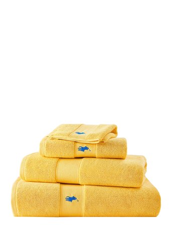 Poloplay Wash Towel Yellow Ralph Lauren Home