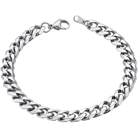 Kubansk kedjebracelet 3/6/9/12mm, 16/19cm herr smycken för kvinnor män rostfritt