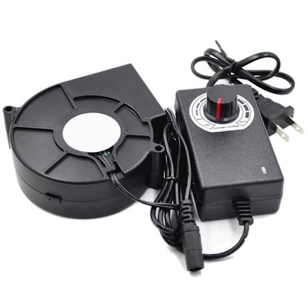 97mmx33mm Ilmapuhallin Tuuletin Nopeudensäätimellä Vahva Tuuli Yhteensopiva Liesi Kaappi Savunpoisto AC-käyttöinen Tuuletin 9733 Yhteensopiva Tee-se-