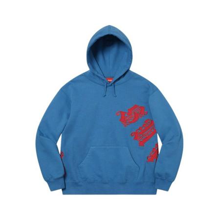 Supreme Sweatshirt Blå, Herre Hættetrøjer