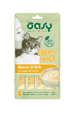 Oasy Snack Cat Creamy Snack Pollo 4x15g