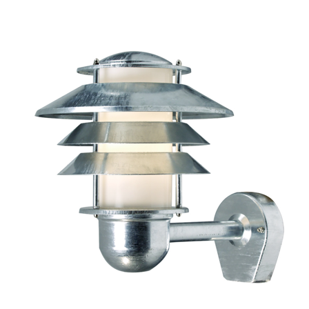 Westal Alefors Vægarmatur 310 × 256 mm, E27 Galvaniseret/Sølv, Belysning