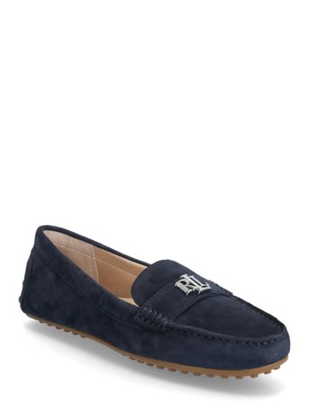 Lauren Ralph Lauren Barnsbury Suede Loafer - Navy - 41