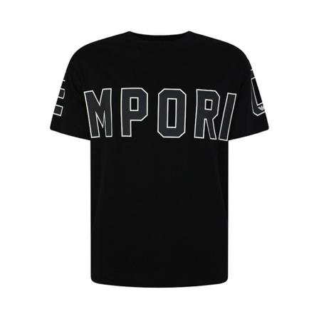 Emporio Armani, T-Shirts Zwart, Heren, Maat:L