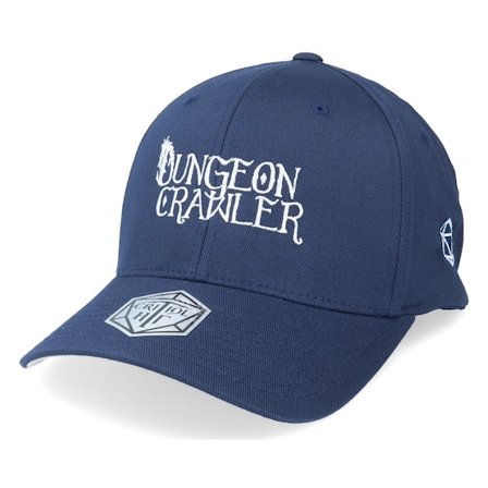 Critiql Hit - Blå flexfit Caps - Dungeon Crawler Navy Flexfit @ Hatstore