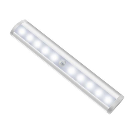 LED Rörelsesensor Nattlampa - Batteridriven, Hall, Trappa, Garderob Lampa