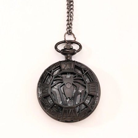 Fashion Ny Vintage Relief Carved Och Urholkad Romersk Flip Style Fickur På Kedja Hänge Klocka Kedja Herr Dam(FMY)