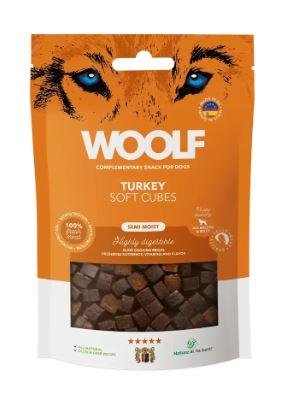 Woolf Soft Cubes Kalkun - 100g