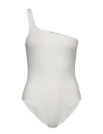 Saachi Jersey Shldr Bdyst Body Bodysuit Hvid French Connection