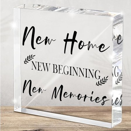 Indflytningsgave Ny Boligindretning - Unikke Gaveideer - Boligtilbehør Indretning Ny Begyndelse Nye Minder