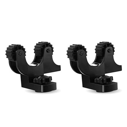 Kajakk Padleholder, 2 stk Svarte Kajakk Skinnemonterte Padleholdere Plast Kajakk Skinne Padleklips C