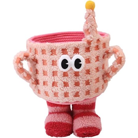 ING Pustende tegneserie bomullstau oppbevaringskurv Tegneserie skrivebord oppbevaringskurv Leker Snacks og diverse kurv Benkeplate dekorasjon og gave 