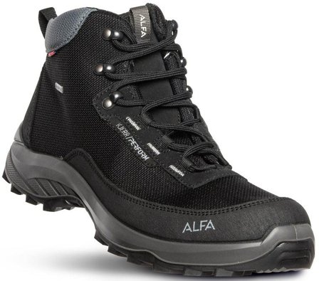 Alfa Kjerr Perform GTX -naisten ulkoilukengät, musta