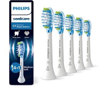 Philips Sonicare Brushhead C3, 4+1 pack, White - Sonicare tandborsthuvuden för djuprengöring, 5-pack