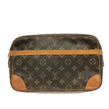Louis Vuitton Vintage Pre-owned Polyester pouches Brun, Dame Vintage Tasker, Størrelse: ONE Size