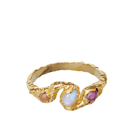Maanesten Baila Ring Ringar Dam Guld 57