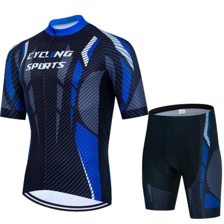 CYKLOPEDIA Sykkel Mtb Klær Herre Sykkel Komplett 2023 Sportssett Bukser Gel Jersey Laser Cut Uniform Tricuta klesdrakt Red Asian size - M