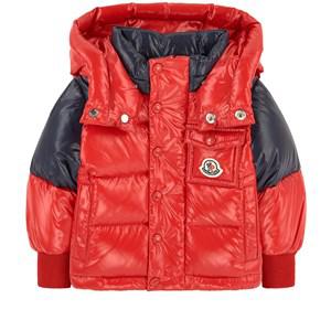 Kids - Moncler Red Down Jacket - Coats and jackets - 9-12 months - Red