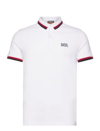 Sportswear Relaxed Tipped Polo White Superdry