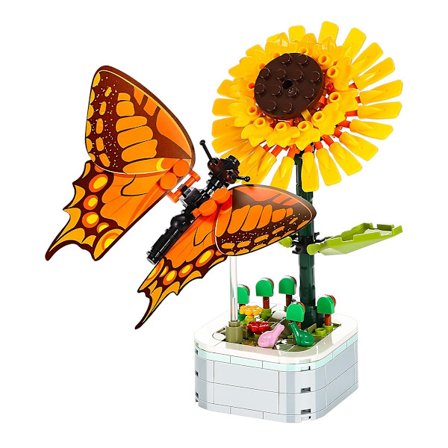 Art Bonsai Botanical Collection, Stressitön rakentaminen rentoutumiseen, rakennuspalikkasarja aikuisille, kukkamallisarja yhteensopiva Lego-kukkien 