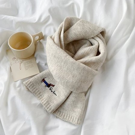 Damhalsduk med taxmönster, enkel matchande halsduk