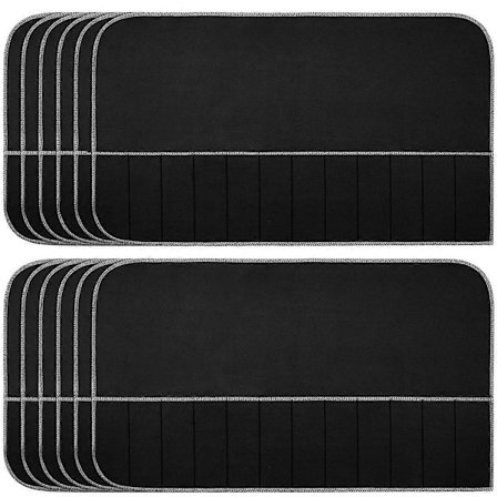 Sølv Opbevaringsposer Sølv Opbevaringsklud Filt Bestik Organizer Anti-Anløb Sølvbeskyttelsesposer 12 stk.