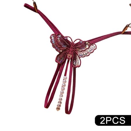 Butterfly Underwear Sexiga Trosor CLARET