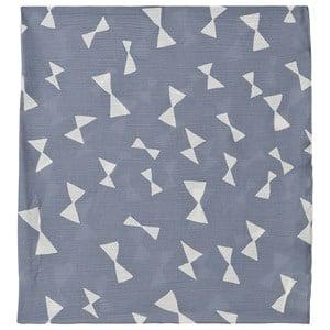 Kids - Bobo Choses Blue Fog All Over Bow Muslin Blanket One Size - Textile - One size - Blue