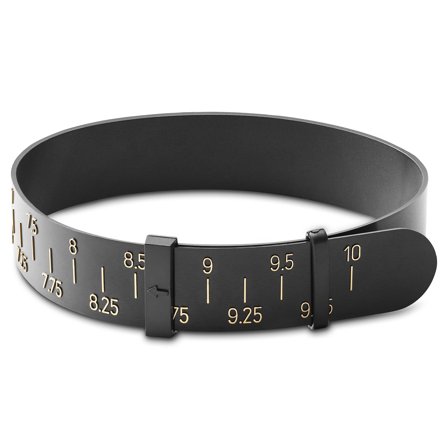 Zwarte Armband Meter – VS-Polsmaten voor mannen