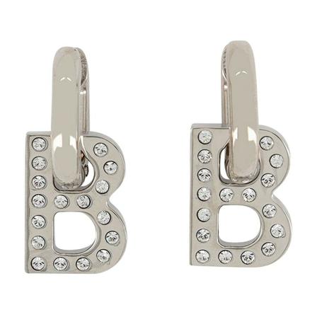 Balenciaga Vintage pre-owned Earrings Grå, Dame Vintage Smykker, Størrelse: ONE Size